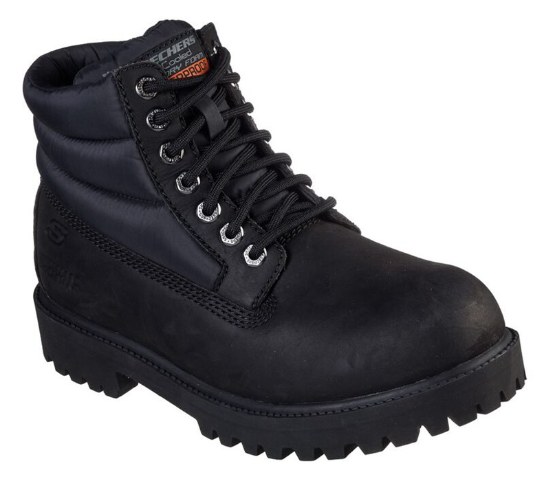 Skechers Relaxed Fit: Verdict - Verno - Mens Boots Black [AU-QV4553]